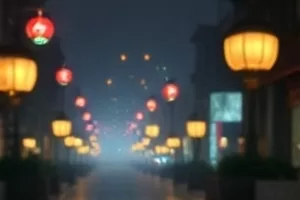 《深蓝回声》科幻片封面，深海探测器与蓝色声波