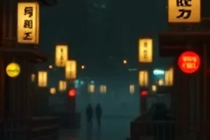 《迟夏的站台》爱情片封面，傍晚站台与长椅剪影